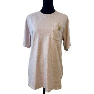 Women’s Carhartt Loose Fit Heavyweight Short Sleeve Pocket Tee Amethyst Heather